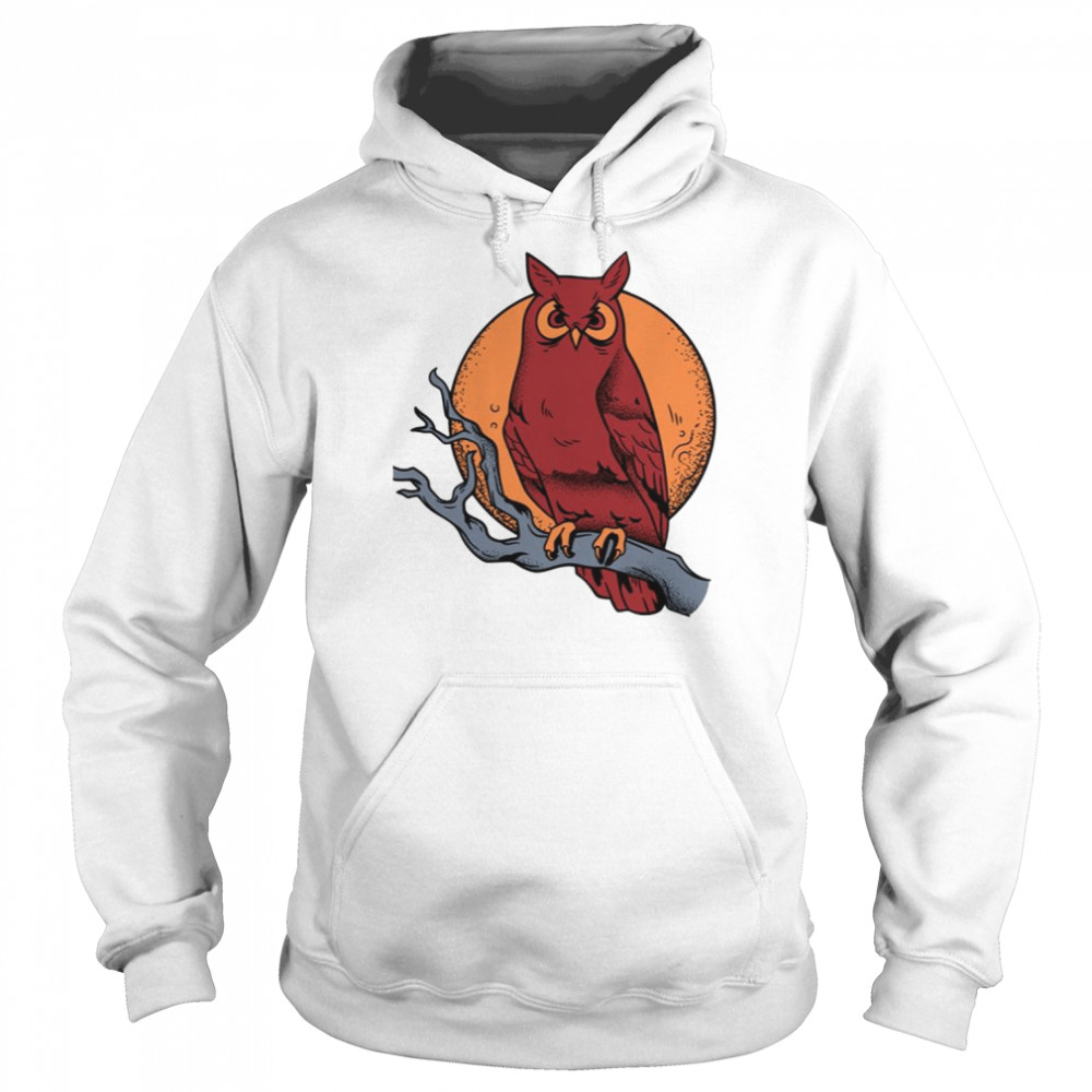 Red Owl Halloween Hells Angle Sticker Pack  Unisex Hoodie