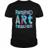 Retired Art Teacher Retirement Farewell Appreciation Shirt Classic Men's T-shirt