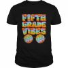 Retro 70s Fifth Grade Vibes Back To School Student Teacher Shirt Classic Men's T-shirt