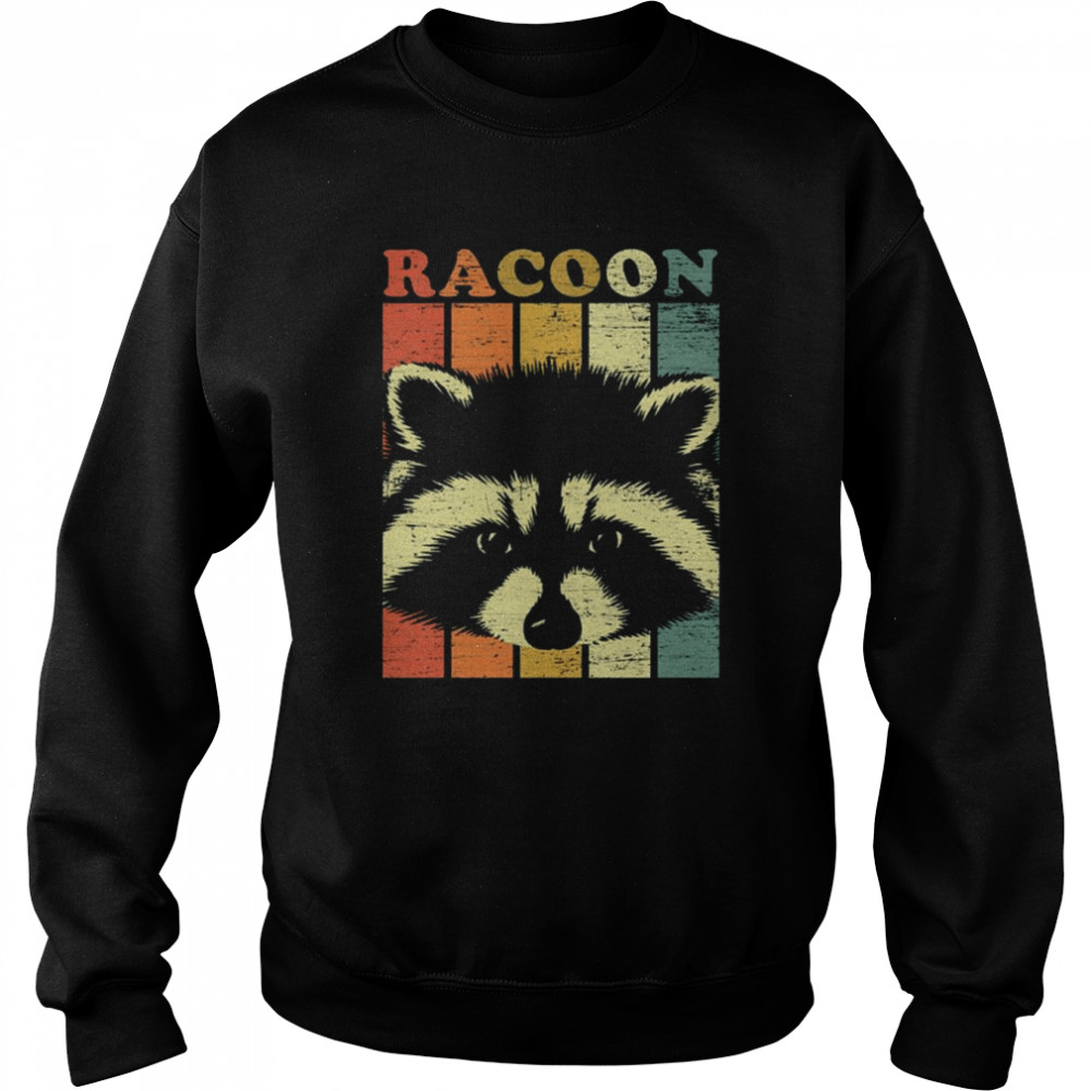 Retro Raccoon Cute Design  Unisex Sweatshirt