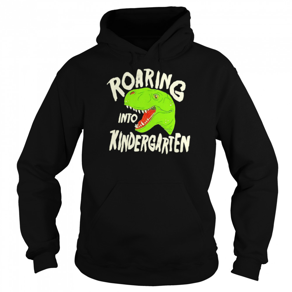 Roaring into kindergarten  Unisex Hoodie