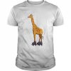 Roller Skating Giraffe Skate  Classic Men's T-shirt