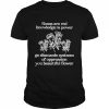 Roses are red knowledge is power to dismantle systems  Classic Men's T-shirt