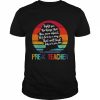 Ruth Bader Ginsburg fight for the things that You care about Pre-K Teacher vintage  Classic Men's T-shirt