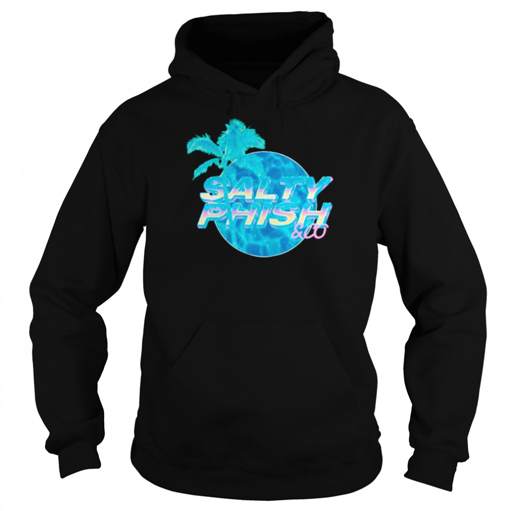 Salty phish vapor wave  Unisex Hoodie