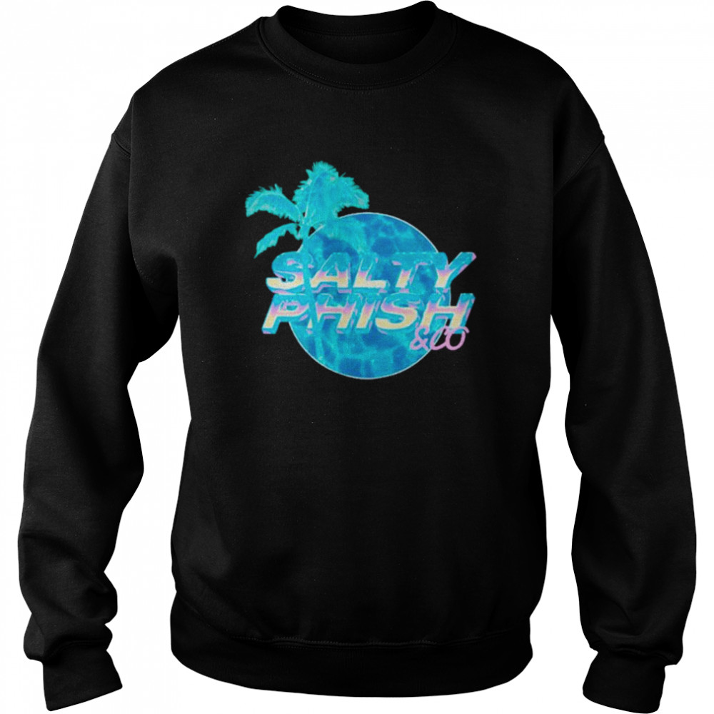 Salty phish vapor wave  Unisex Sweatshirt