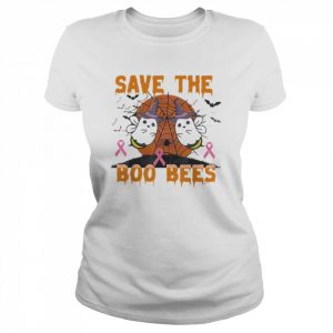 Save The Boobees Boo Bees Breast Cancer Halloween T-Shirt Classic Women's T-shirt