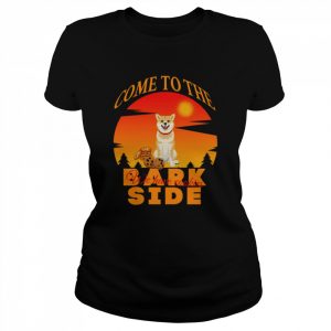 Shiba Inu Come To The Bark Side We Have Cookies Inspired The Mandalorian  Classic Women's T-shirt