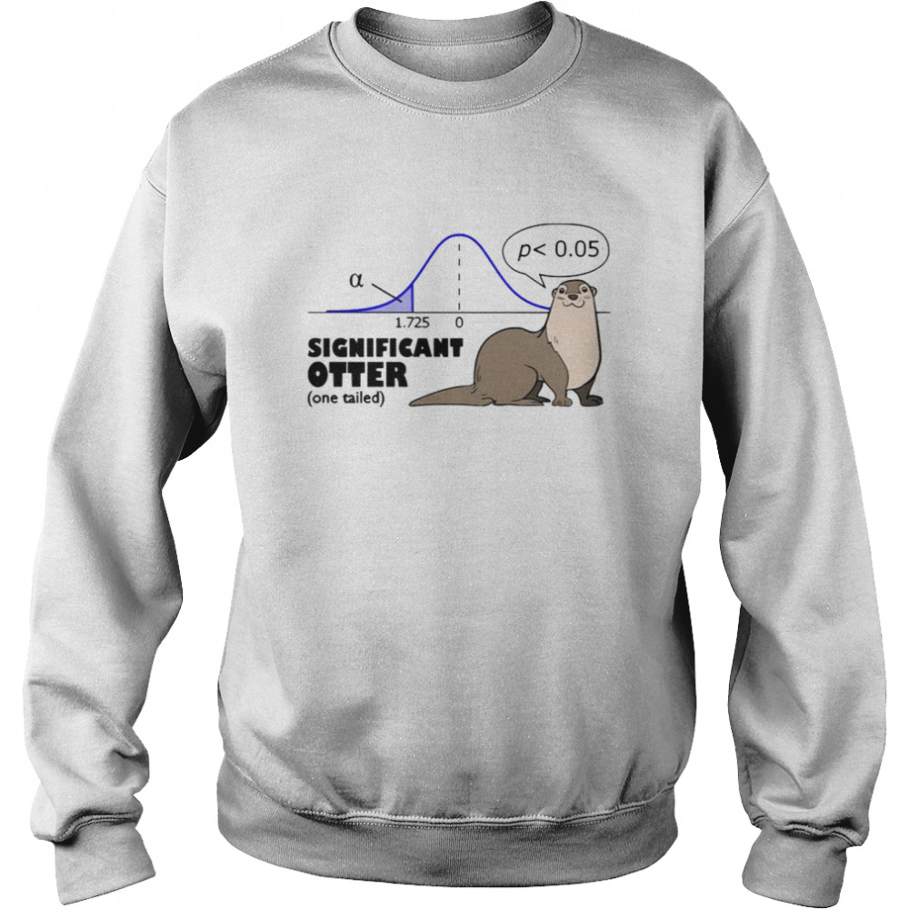 Significant One Tailed Otter  Unisex Sweatshirt