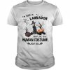 Silver Labrador Dog I’m Really A Labrador Don’t Let This Human Costume Fool You Halloween Shirt Classic Men's T-shirt