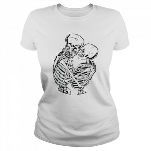 Skeleton Kissing Romance Shirt Classic Women's T-shirt