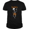 Skeleton Pumpkin Halloween Shirt Classic Men's T-shirt