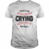 Softball there’s no crying in softball  Classic Men's T-shirt