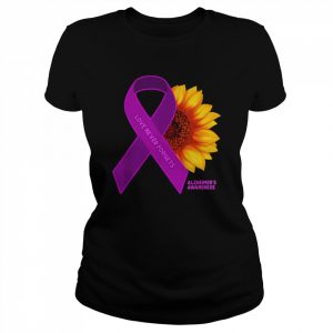 Sunflower Alzheimer’s Awareness Shirt Classic Women's T-shirt