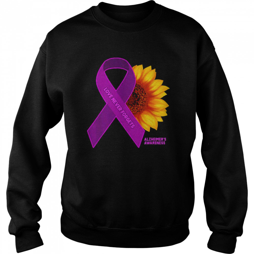 Sunflower Alzheimer’s Awareness Shirt Unisex Sweatshirt