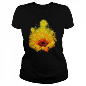 Sunflower Flower Paws Shirt Classic Women's T-shirt