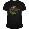 Sunflower in world where you can be anything be kind  Classic Men's T-shirt