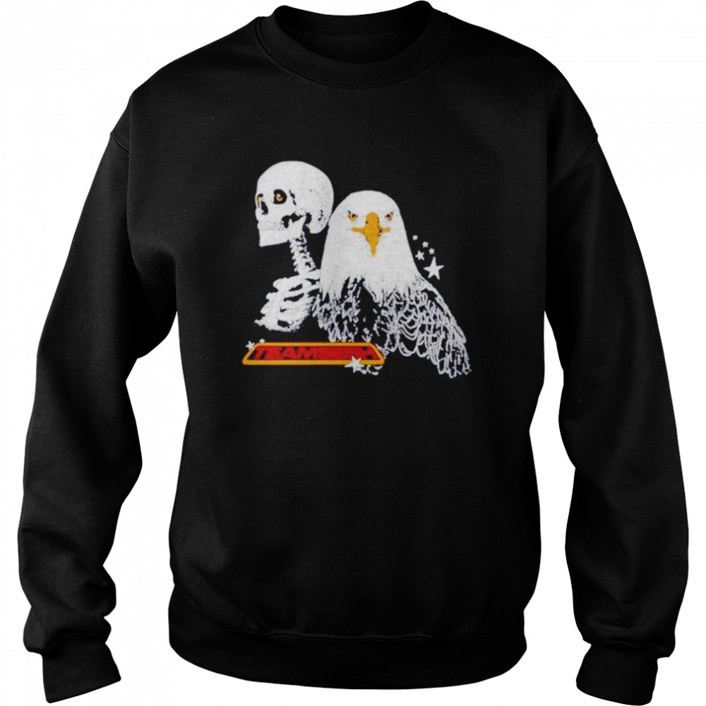 Team sesh eagle and skeleton  Unisex Sweatshirt