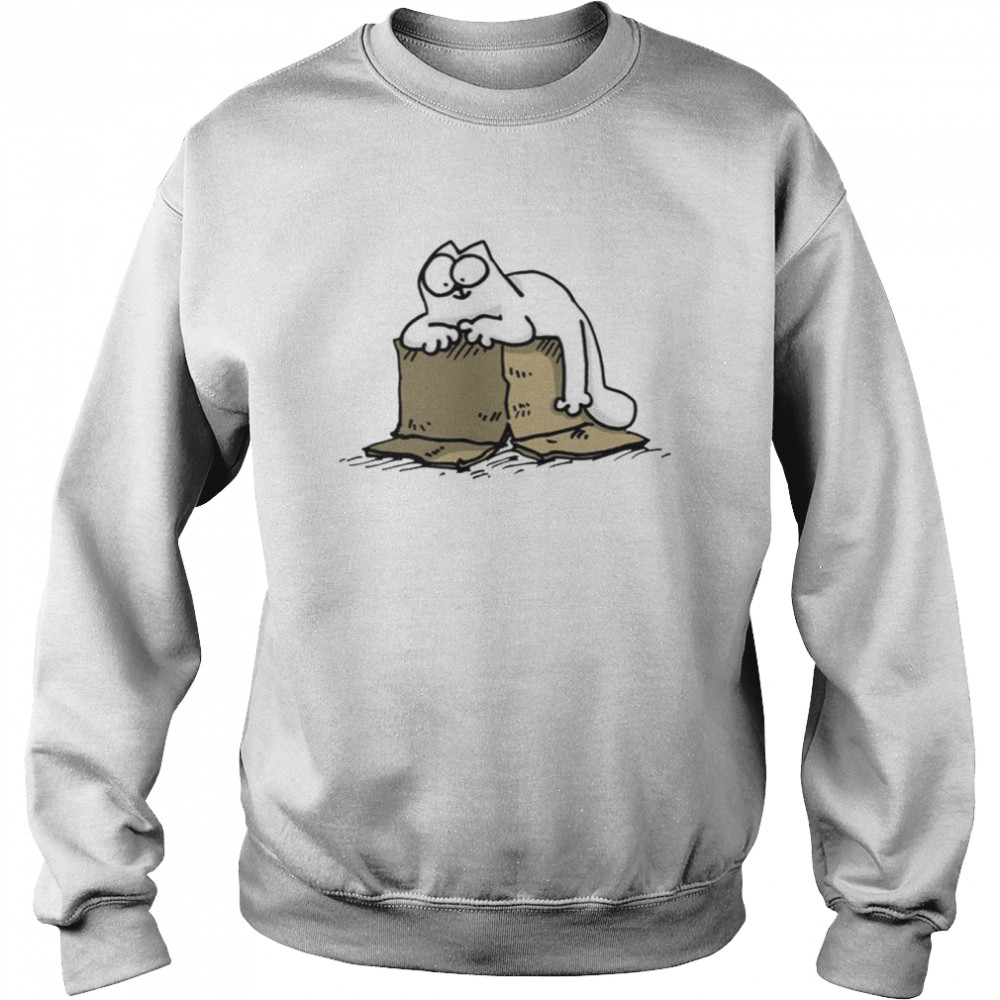 The Cat And The The Box Simons  Unisex Sweatshirt