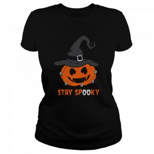 The Pumpkin Witch Stay Spooky Halloween  Classic Women's T-shirt