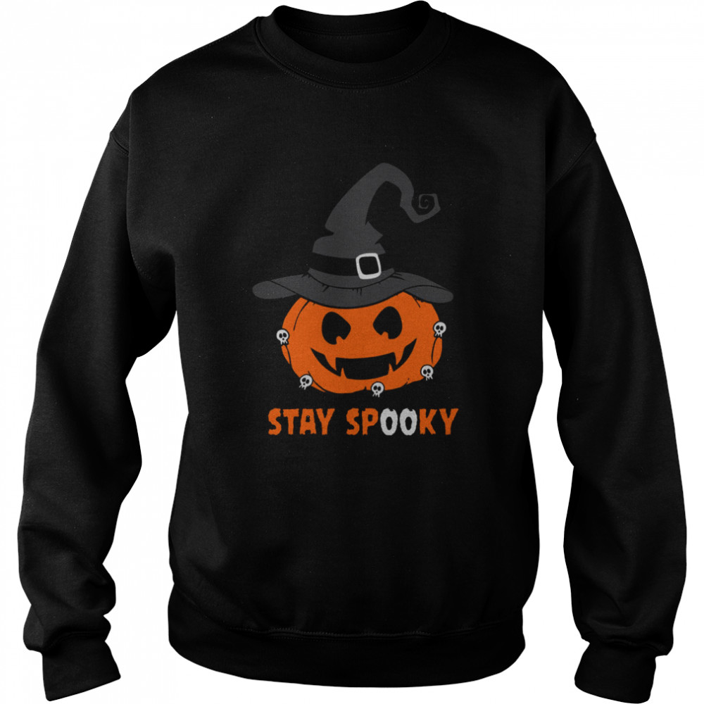 The Pumpkin Witch Stay Spooky Halloween  Unisex Sweatshirt