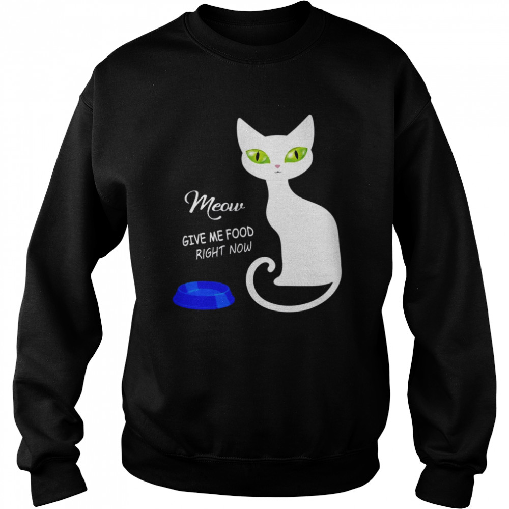 The White Cat  Unisex Sweatshirt