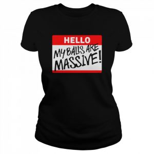 The miz my balls are massive  Classic Women's T-shirt