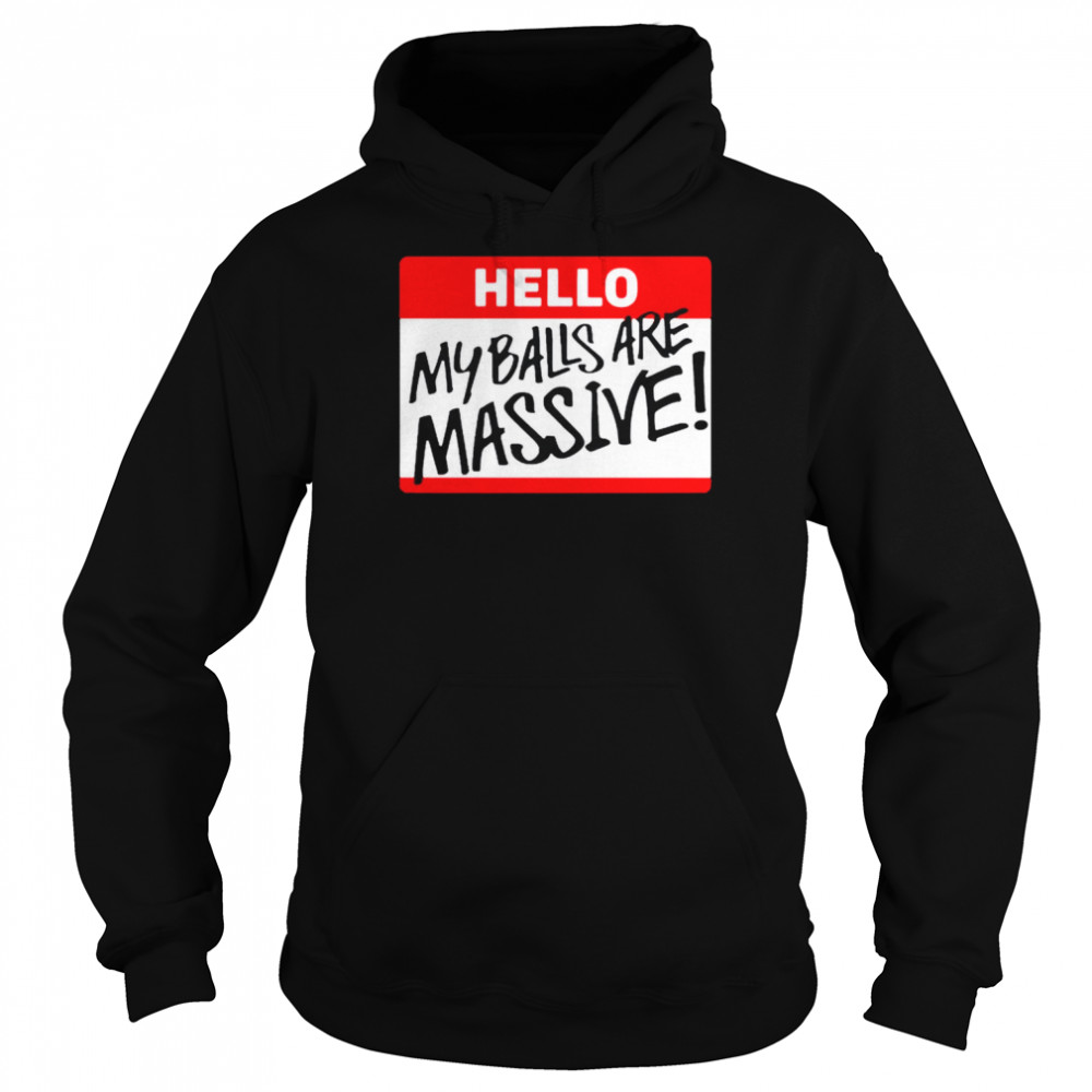 The miz my balls are massive  Unisex Hoodie