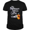 The nightmare before coffee Halloween  Classic Men's T-shirt