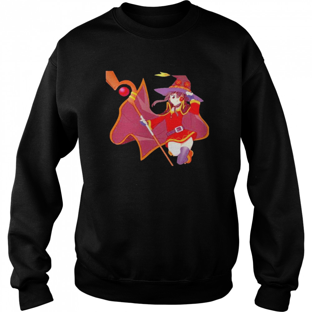 The witch konosuba megumin artwork  Unisex Sweatshirt