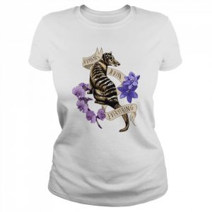 Thylacine’s Lament Tasmanian Tiger Humans Ruin Everything  Classic Women's T-shirt