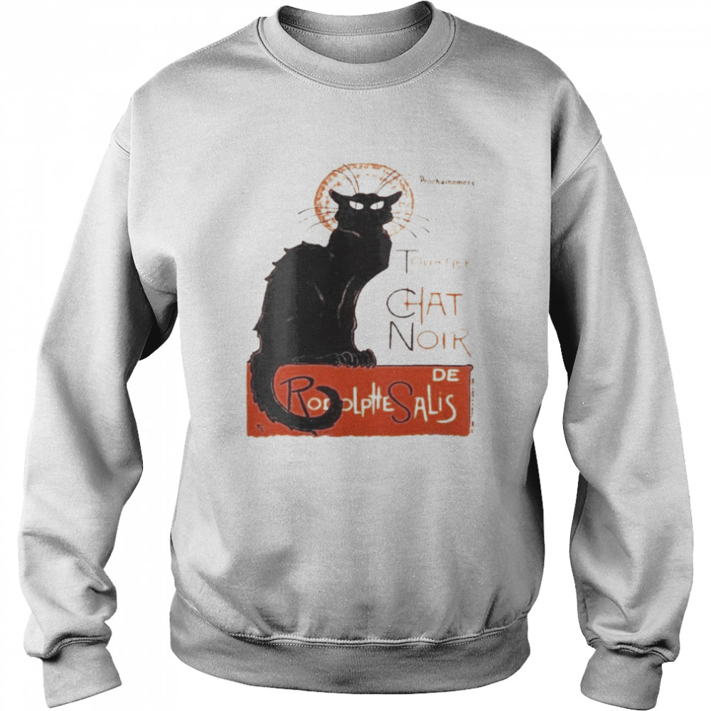 Tournee Du Chat Noir Paris Distressed Vector Shirt Unisex Sweatshirt