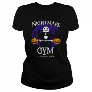 Town Gym Nightmare Before Christmas Halloween  Classic Women's T-shirt