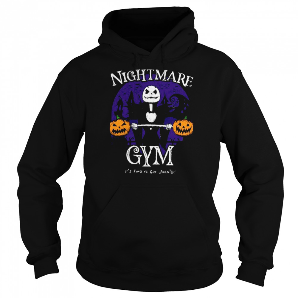 Town Gym Nightmare Before Christmas Halloween  Unisex Hoodie