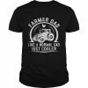 Tractor Dad Like A Regular Dad But Cooler  Classic Men's T-shirt