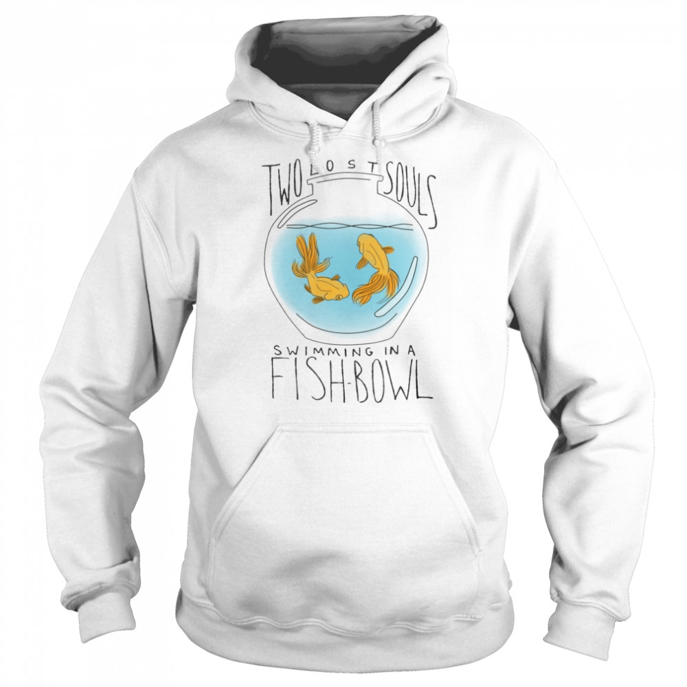 Two Lost Souls Swimming In A Fishbow Pink Floyd  Unisex Hoodie