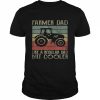 Vintage Tractor Dad Like A Regular Dad But Cooler  Classic Men's T-shirt