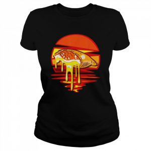 Vintage calzone cheese dripping pizza  Classic Women's T-shirt