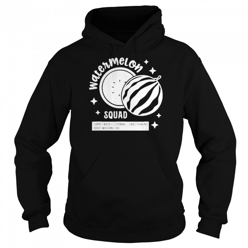 Watermelon Squad Team Tropical Fruits Shirt Unisex Hoodie