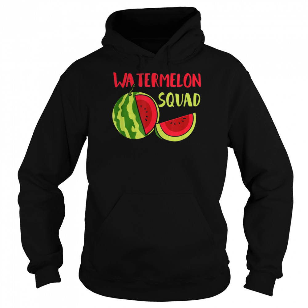 Watermelon Squad Tropical Fruits T-Shirt Unisex Hoodie