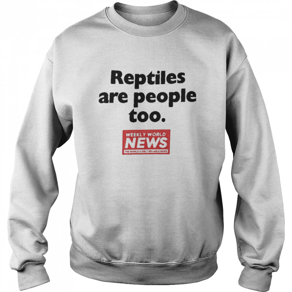 Weekly World News Reptiles Shirt Unisex Sweatshirt