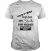 When it comes to my child I will smile in my mugshot unisex T- Classic Men's T-shirt