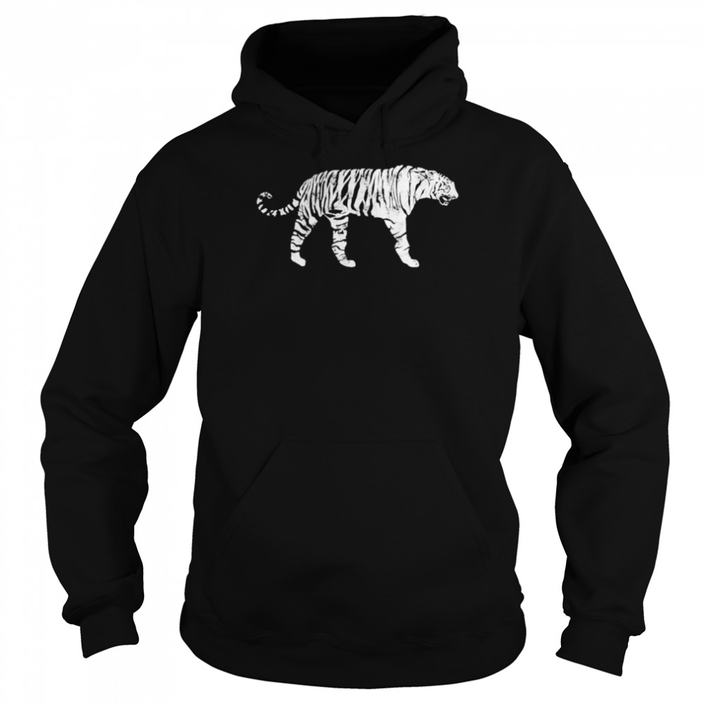 White Bengal tiger vintage  Unisex Hoodie