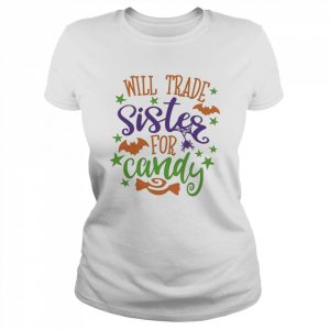 Will Trade Sister For Candy Halloween T-Shirt Classic Women's T-shirt