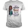 Witch Girl My Broom Broke so now I’m Healthcare Worker Halloween  Classic Men's T-shirt