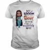 Witch Girl My Broom Broke so now I’m Registered Nurse Halloween  Classic Men's T-shirt