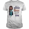 Witch Girl My Broom Broke so now I’m Rn Halloween  Classic Men's T-shirt