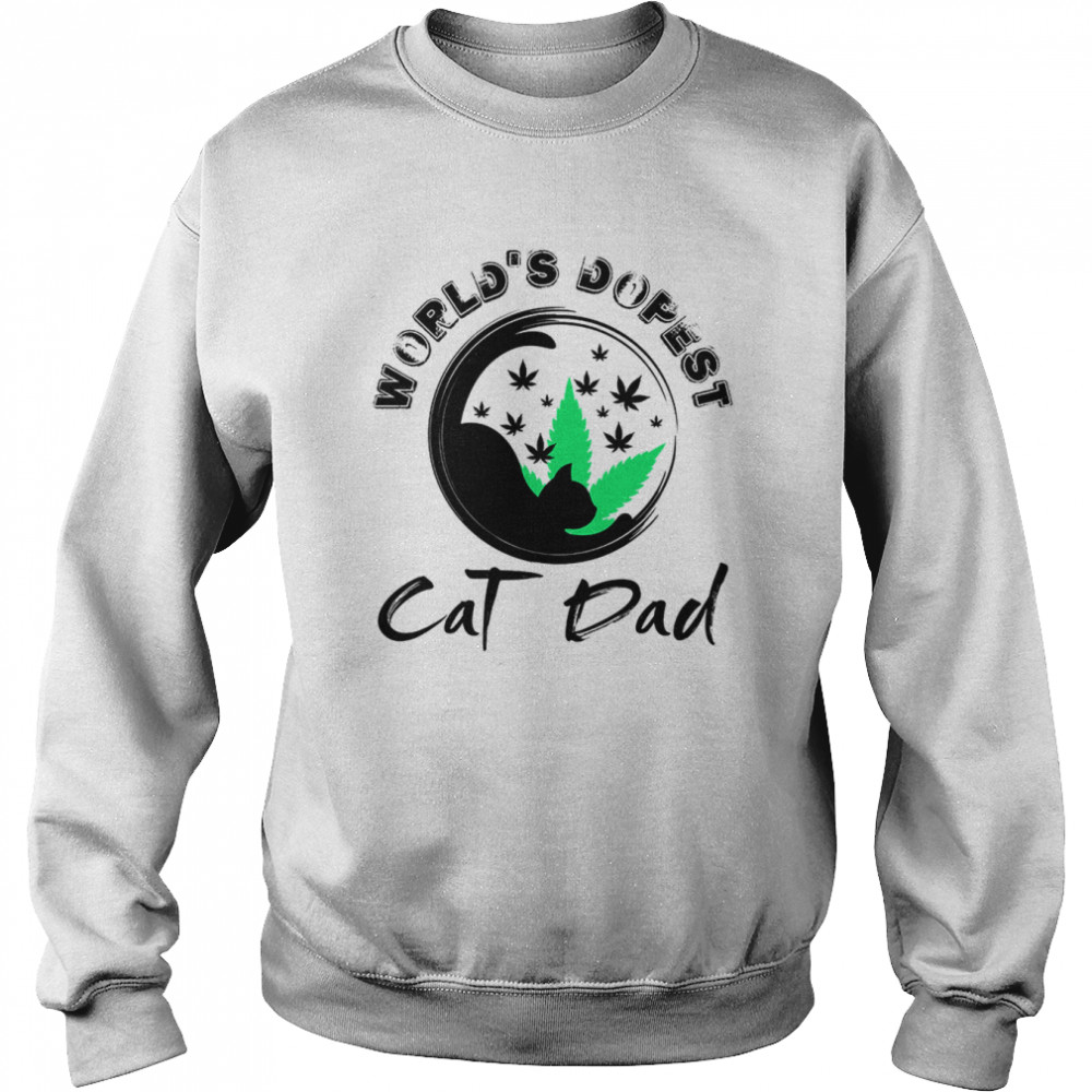 World’s Dopest Cat Dad  Unisex Sweatshirt