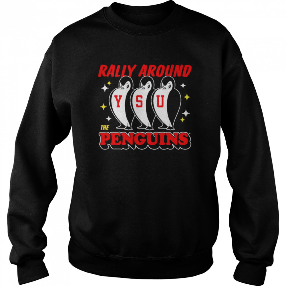 YSU Retro Rally Around the Penguins   Unisex Sweatshirt