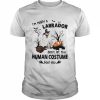 Yellow Labrador Dog I’m Really A Labrador Don’t Let This Human Costume Fool You Halloween Shirt Classic Men's T-shirt